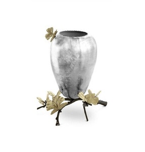 Home Decor <b>Flower</b> Vases Pots Coastal-Style Aluminium High Quality Durable Vase <b>Mirror</b> Finishing Modern Table Decor Top Arrival . - Product Image 1
