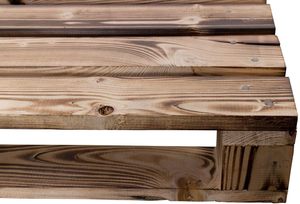 Juego de 4 Paletas de Madera Estilo Shabby Chic, Reemplazo de Mesa Desechable, Acabado Flameado - Product Image 2