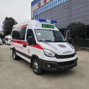 Used for Medium-Sized 3-8m Length Rear Wheel Drive Automatic Gasoline EURO 6 Emission Medical Emergency <b>Ambulance</b> Factory - Product Image 2