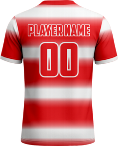 Ensemble de maillots de football pour jeunes 2025, bon prix, vente en gros, manches courtes, découpe automatisée, service OEM pour les maillots de football pour hommes - Product Image 2