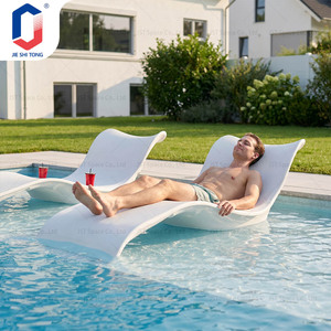 Tumbona de Fibra de Vidrio para Exteriores, Cama de Descanso Junto a la Piscina para Hotel, Resort, Jardín, Villa - Product Image 6