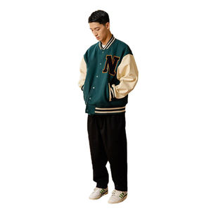 Chaqueta Universitaria Pesada para Hombre, Logotipo Bordado Personalizado, Uniforme de Equipo, Chaqueta Bomber para Escuelas, Ropa de Trabajo, Eventos, Ropa de Club - Product Image 1