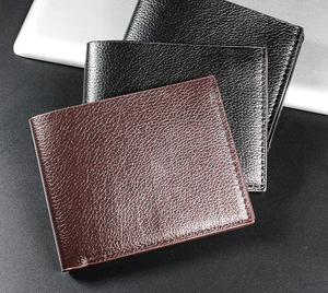 Best Sale Genuine Cowhide Leather <b>Wallets</b> Casual <b>Small</b> Mini Leather <b>Wallets</b> Wholesale Best Price High Quality Custom Logo OEM - Product Image 6