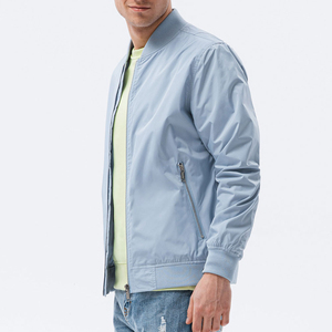 Blouson d'aviateur en tissu confortable pour hommes vêtements de rue vêtements d'hiver poches latérales de style fermeture éclair blousons d'aviateur pour hommes entretenus par les OEM - Product Image 2