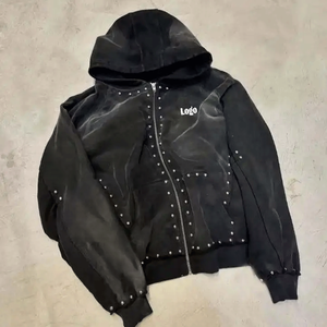 Sudaderas con Capucha Tie Dye Transpirables de Invierno 2026, Mezcla de Algodón Básica para Hombre, Estilo Casual, Resistentes al Viento, Oferta - Product Image 6