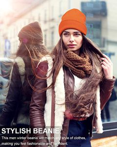 Bonnet en tricot acrylique doux avec manchette de conception ample intérieur chaud idéal pour la mode Streetwear décontracté jours froids en gros - Product Image 4