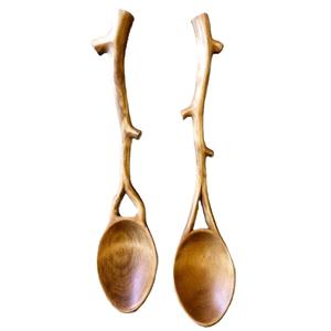Cuillères en bois artisanales intelligentes, parfaites pour la cuisine, durables, écologiques, en bois naturel, best-seller, tendance, outil de cuisine - Product Image 1