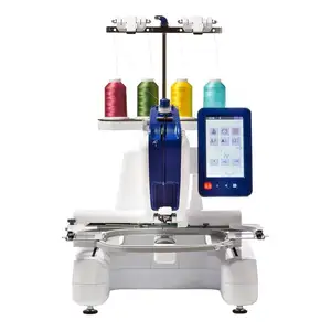 BIGSALE Persona PRS100 Single Needle Embroidery Machine With 4-Spool Thread Stand And Free Arm Embroidery