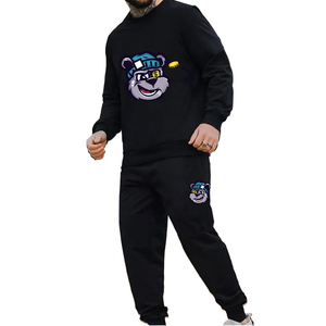 Conjuntos Deportivos Nurak 2025 para Hombre, Estilo Urbano, Felpa Francesa Decolorada por el Sol, 100% Algodón, Forro Polar Ligero, Transpirable, de Secado Rápido, Logotipo Personalizado - Product Image 1
