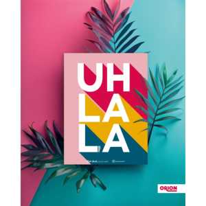 Affiche Uh La La d'ORION pour décoration murale - Product Image 1