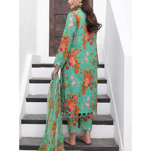 Precio barato transpirable y cómodo mujeres islámicas Camisa larga y pantalones conjuntos Impresión digital vestidos casuales para mujeres - Product Image 2