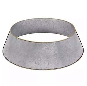 Support d'arbre de Noël en métal galvanisé et or, décoration élégante et chic pour la maison, idéal pour le Nouvel An et les fêtes de Noël. - Product Image 1