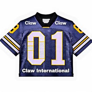 Maillot de football d'équipe personnalisé de haute qualité pour adultes, short, logo personnalisé, protection UV, séchage rapide, unisexe, football américain - Product Image 2