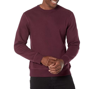 Sudadera de Jersey de color liso para hombre, con mangas largas y opciones de impresión personalizadas para comercio global, fabricada en Bangladesh - Product Image 1