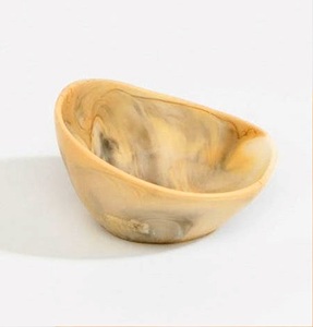 Bol de service en résine écologique poli, plat orange fait à la main, passe au lave-vaisselle, art moderne, style européen, fête, maison - Product Image 3