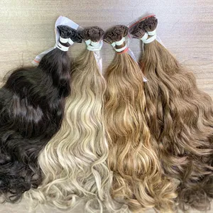 Flat Tip Pre Bonded Vietnam Hair Extensions Virgin Keratin Flat Tip Hair Manufacturer From Vietnam Good Price