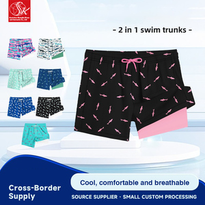 Pantaloncini da Uomo SK Wholesale Personalizzati con Stampa Digitale Animale/a Pois, Asciugatura Rapida, Traspiranti, con Coulisse e Vita Elastica, Vestibilità Ampia, per Palestra e Nuoto Estivo - Product Image 2