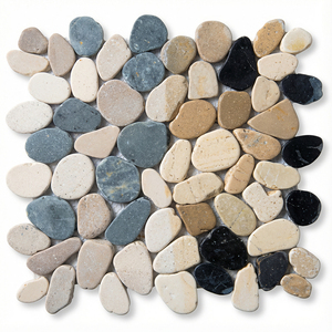 Carreaux MIX blanc, beige, noir - Style tranche, Zeolite Factory MS009 - Product Image 1
