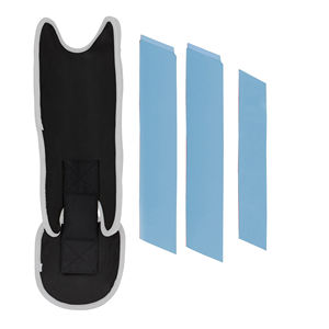 Protège-tibias de baseball en cuir léger rembourrés de mousse, protection professionnelle pour une sécurité facile des jambes, idéal pour les débutants et les joueurs occasionnels - Product Image 6