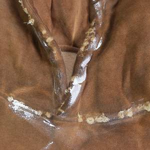 Haute qualité en détresse Applique broderie tissu de coton lourd recadrée fermeture éclair hommes en détresse à capuche - Product Image 4