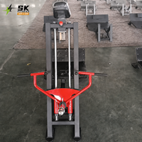 Machine à Rameuse T-Bar SK Factory Direct pour Entraînement Bras et Dos, Poids en Acier de 160 kg, Équipement de Musculation Commercial Réglable