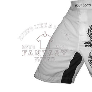 Shorts d'entraînement MMA FANTASY WEAR OEM de qualité supérieure avec fente haute et ceinture anti-transpiration, coupe performante pour une flexibilité optimale CE ISO - Product Image 3