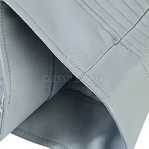 Veste d'hiver pour femme en cuir, couleur unie, respirante, design personnalisé, streetwear, vente chaude, prix raisonnable - Product Image 4