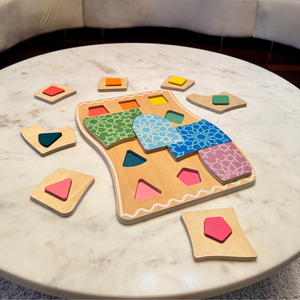 เสื่อสวดมนต์หลากสีของขวัญเดือนรอมฎอนสำหรับเด็กแผ่นปูสวดมนต์เพื่อการเรียนรู้ปริศนาการใช้เหตุผลเชิงพื้นที่ - Product Image 5