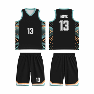 Maillot de basketball 100 % polyester respirant avec couleur et design personnalisables en tissu sergé sublimé - Product Image 3