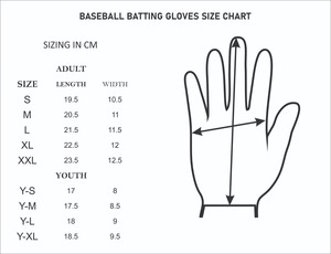 Gants de frappe confortables en cuir numérique en peau de chèvre Baseball et Softball Unisexe Beisbol Guantes - Product Image 6