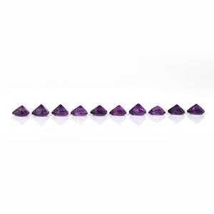 Haute qualité 5MM à facettes en forme de coeur améthyste pierre précieuse en vrac en gros du meilleur fournisseur de prix coupe naturelle - Product Image 3