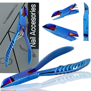 Coupe-ongles portable de luxe en acier inoxydable, ensemble de manucure et pédicure avec ouverture large – Outils de soins personnels écologiques - Product Image 4