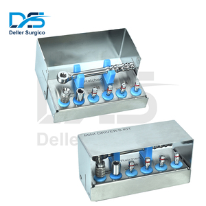 Kit de Destornilladores Universales para Implantes Dentales, 8 Piezas, Calidad Premium, Destornilladores Manuales de Trinquete de Acero Inoxidable 304 - Product Image 2
