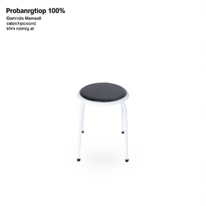 Tabouret de cuisine WELL HOME avec pieds en métal noir 30,5x30,5x42,5 cm Tabouret de bar - Product Image 3