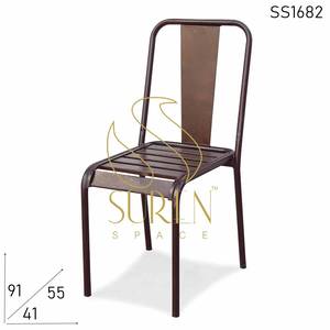 Industrial Design <b>Outdoor</b> <b>Metal</b> <b>Chair</b> for Dining for Hospitality and Commercial Purposes Hotel Application - Product Image 1