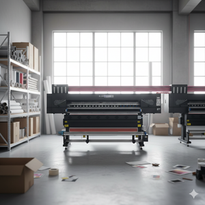 Imprimante à sublimation 1,8 m L1802 – Tête d'impression double i3200-A1, traceur à sublimation industriel haute vitesse - Product Image 2