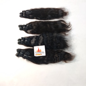 Paquete de color natural vietnamita 100% procesamiento ninguno al por mayor máquina alineada con cutícula virgen tejido de doble trama cabello humano - Product Image 6