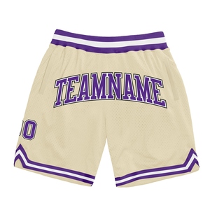 Industrie Direct Engro Sportswear Short de basket-ball personnalisé violet-noir authentique Short de basket-ball rétro - Product Image 1