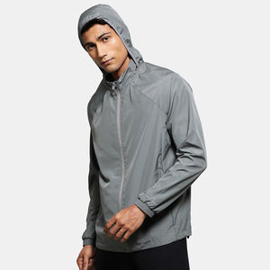 Chaqueta informal de invierno para hombre de diseño personalizado, cortavientos impermeable con capucha de puño elástico, revestimiento sostenible procesado - Product Image 3