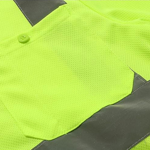 Camiseta reflectante para hombre, camisa de seguridad reflectante de alta visibilidad, ropa de trabajo de alta visibilidad, ropa para Taller, polos para hombre - Product Image 5