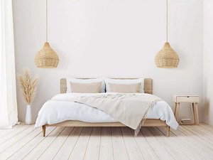 Lámpara colgante de ratán Grandeur Un accesorio de iluminación elegante y elegante para interiores modernos con textura tejida natural - Product Image 3