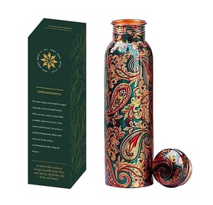 Botella de agua de cobre impresa personalizada | OEM disponible | Ideal para promociones y regalos Botella de cobre con caja - Product Image 4