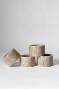 Nuevo Anillo de Servilleta de Mármol para Decoración de Mesa de Comedor, que Mejora la Presentación de la Mesa con Acabado de Piedra Natural y Estilo de Lujo - Product Image 4