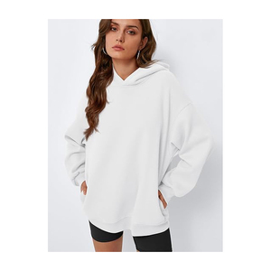Sweat à capuche surdimensionné en coton polaire pour hommes, sweat-shirt en peluche délavé vintage lourd pour l'hiver Streetwear impression numérique - Product Image 4