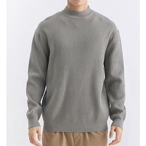 Maglione bianco per maglione lavorato a <span class=keywords><strong>maglia</strong></span> da uomo Pullover top maglieria di base Pullover De Hombre moderno uomo abbigliamento autunno - Product Image 5