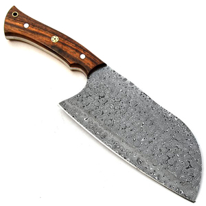 Juego de Cuchillos de Cocina de Acero de Damasco Hechos a Mano con Mango de Madera, Estilo Único Personalizado - Product Image 4