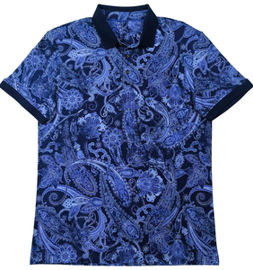 Premium 98% coton et 2% élastique impression numérique conception personnalisée polos en jersey unique de haute qualité du fournisseur BD - Product Image 5