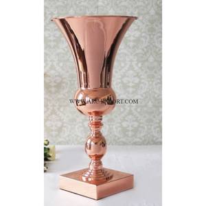 Jarrones de flores antiguos de cobre de calidad superior, la mejor calidad superior, decoración de flores para Navidad y sala de estar, Trompeta - Product Image 2