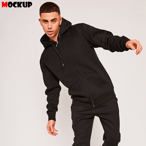 เสื้อวอร์มเทอร์รี่หลากสีสำหรับผู้ชายไซส์ใหญ่พิเศษพิมพ์ลายทันสมัย - Product Image 3