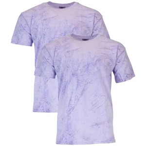 Camiseta con estampado gráfico de lavado ácido personalizado 100% algodón Vintage Mineral ácido lavado Camiseta cuello redondo camisetas holgadas - Product Image 5
